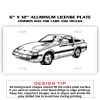 6 X 12 Full Size Aluminum License Plate for Cars and Trucks  Thumbnail