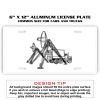 6 X 12 Full Size Aluminum License Plate for Cars and Trucks  Thumbnail