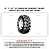 6 X 12 Full Size Aluminum License Plate for Cars and Trucks  Thumbnail