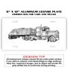 6 X 12 Full Size Aluminum License Plate for Cars and Trucks  Thumbnail