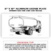 6 X 12 Full Size Aluminum License Plate for Cars and Trucks  Thumbnail