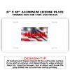 6 X 12 Full Size Aluminum License Plate for Cars and Trucks  Thumbnail