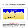 6 X 12 Full Size Aluminum License Plate for Cars and Trucks  Thumbnail