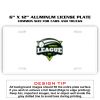 6 X 12 Full Size Aluminum License Plate for Cars and Trucks  Thumbnail