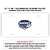 6 X 12 Full Size Aluminum License Plate for Cars and Trucks  Thumbnail