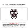 6 X 12 Full Size Aluminum License Plate for Cars and Trucks  Thumbnail