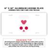 6 X 12 Full Size Aluminum License Plate for Cars and Trucks  Thumbnail