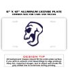 6 X 12 Full Size Aluminum License Plate for Cars and Trucks  Thumbnail