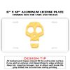 6 X 12 Full Size Aluminum License Plate for Cars and Trucks  Thumbnail