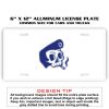 6 X 12 Full Size Aluminum License Plate for Cars and Trucks  Thumbnail
