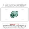 6 X 12 Full Size Aluminum License Plate for Cars and Trucks  Thumbnail