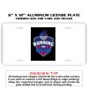 6 X 12 Full Size Aluminum License Plate for Cars and Trucks  Thumbnail