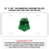6 X 12 Full Size Aluminum License Plate for Cars and Trucks  Thumbnail