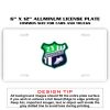 6 X 12 Full Size Aluminum License Plate for Cars and Trucks  Thumbnail