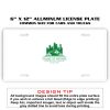 6 X 12 Full Size Aluminum License Plate for Cars and Trucks  Thumbnail