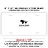 6 X 12 Full Size Aluminum License Plate for Cars and Trucks  Thumbnail