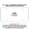 6 X 12 Full Size Aluminum License Plate for Cars and Trucks  Thumbnail