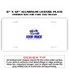 6 X 12 Full Size Aluminum License Plate for Cars and Trucks  Thumbnail