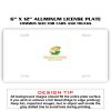 6 X 12 Full Size Aluminum License Plate for Cars and Trucks  Thumbnail