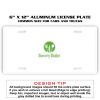 6 X 12 Full Size Aluminum License Plate for Cars and Trucks  Thumbnail