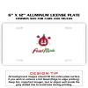 6 X 12 Full Size Aluminum License Plate for Cars and Trucks  Thumbnail