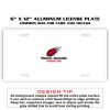 6 X 12 Full Size Aluminum License Plate for Cars and Trucks  Thumbnail