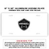 6 X 12 Full Size Aluminum License Plate for Cars and Trucks  Thumbnail