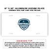 6 X 12 Full Size Aluminum License Plate for Cars and Trucks  Thumbnail