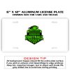6 X 12 Full Size Aluminum License Plate for Cars and Trucks  Thumbnail