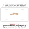 6 X 12 Full Size Aluminum License Plate for Cars and Trucks  Thumbnail