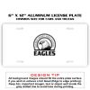 6 X 12 Full Size Aluminum License Plate for Cars and Trucks  Thumbnail
