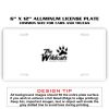 6 X 12 Full Size Aluminum License Plate for Cars and Trucks  Thumbnail