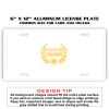 6 X 12 Full Size Aluminum License Plate for Cars and Trucks  Thumbnail