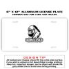 6 X 12 Full Size Aluminum License Plate for Cars and Trucks  Thumbnail