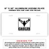 6 X 12 Full Size Aluminum License Plate for Cars and Trucks  Thumbnail