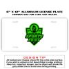 6 X 12 Full Size Aluminum License Plate for Cars and Trucks  Thumbnail