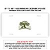 6 X 12 Full Size Aluminum License Plate for Cars and Trucks  Thumbnail