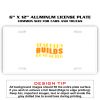 6 X 12 Full Size Aluminum License Plate for Cars and Trucks  Thumbnail