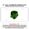 6 X 12 Full Size Aluminum License Plate for Cars and Trucks  Thumbnail