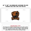 6 X 12 Full Size Aluminum License Plate for Cars and Trucks  Thumbnail