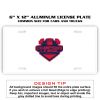 6 X 12 Full Size Aluminum License Plate for Cars and Trucks  Thumbnail