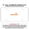 6 X 12 Full Size Aluminum License Plate for Cars and Trucks  Thumbnail