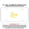 6 X 12 Full Size Aluminum License Plate for Cars and Trucks  Thumbnail