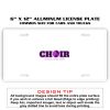 6 X 12 Full Size Aluminum License Plate for Cars and Trucks  Thumbnail
