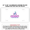 6 X 12 Full Size Aluminum License Plate for Cars and Trucks  Thumbnail