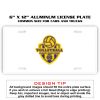 6 X 12 Full Size Aluminum License Plate for Cars and Trucks  Thumbnail