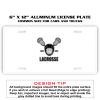 6 X 12 Full Size Aluminum License Plate for Cars and Trucks  Thumbnail
