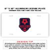 6 X 12 Full Size Aluminum License Plate for Cars and Trucks  Thumbnail