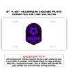 6 X 12 Full Size Aluminum License Plate for Cars and Trucks  Thumbnail
