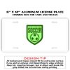 6 X 12 Full Size Aluminum License Plate for Cars and Trucks  Thumbnail